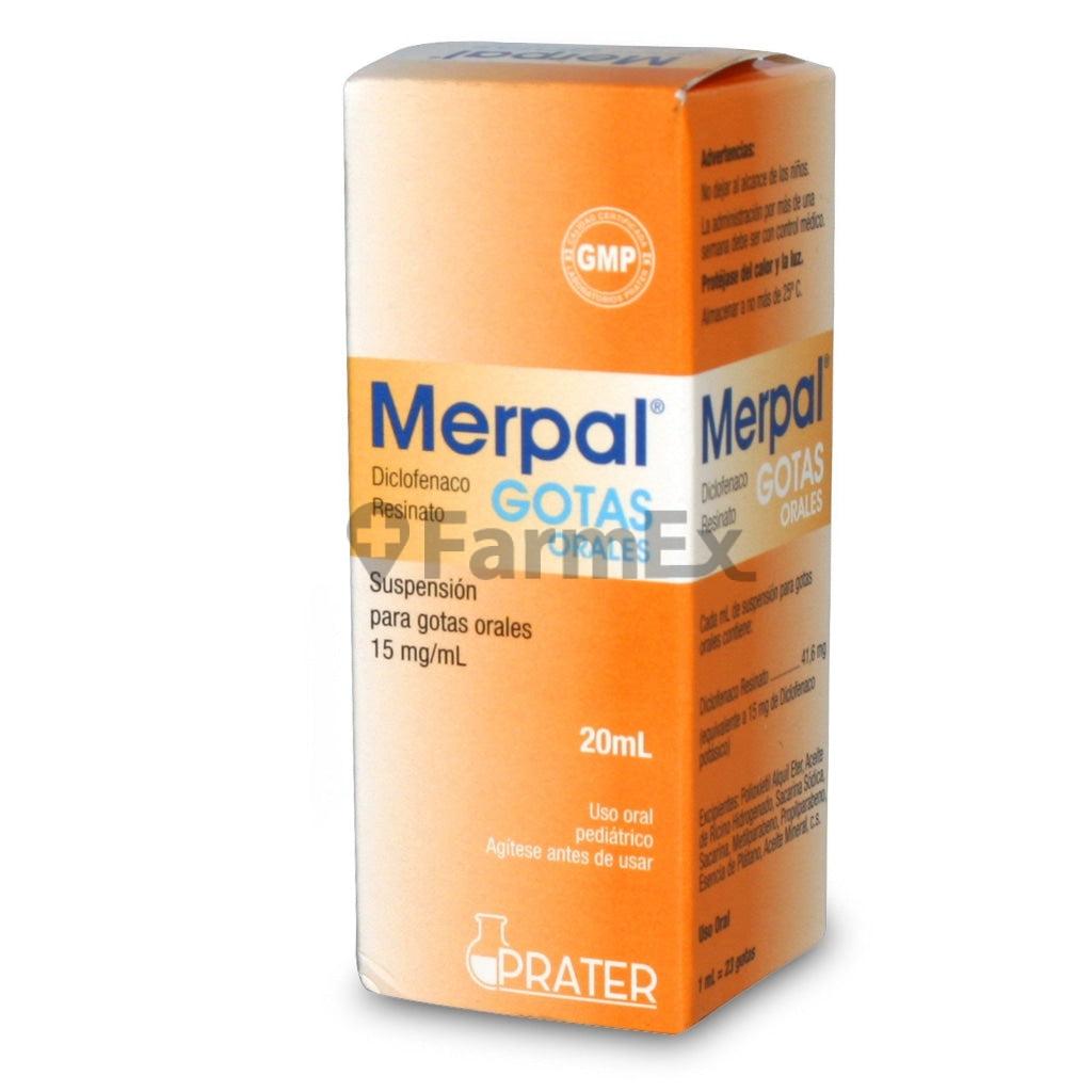 Merpal gotas 15 mg x 20 ml PRATER